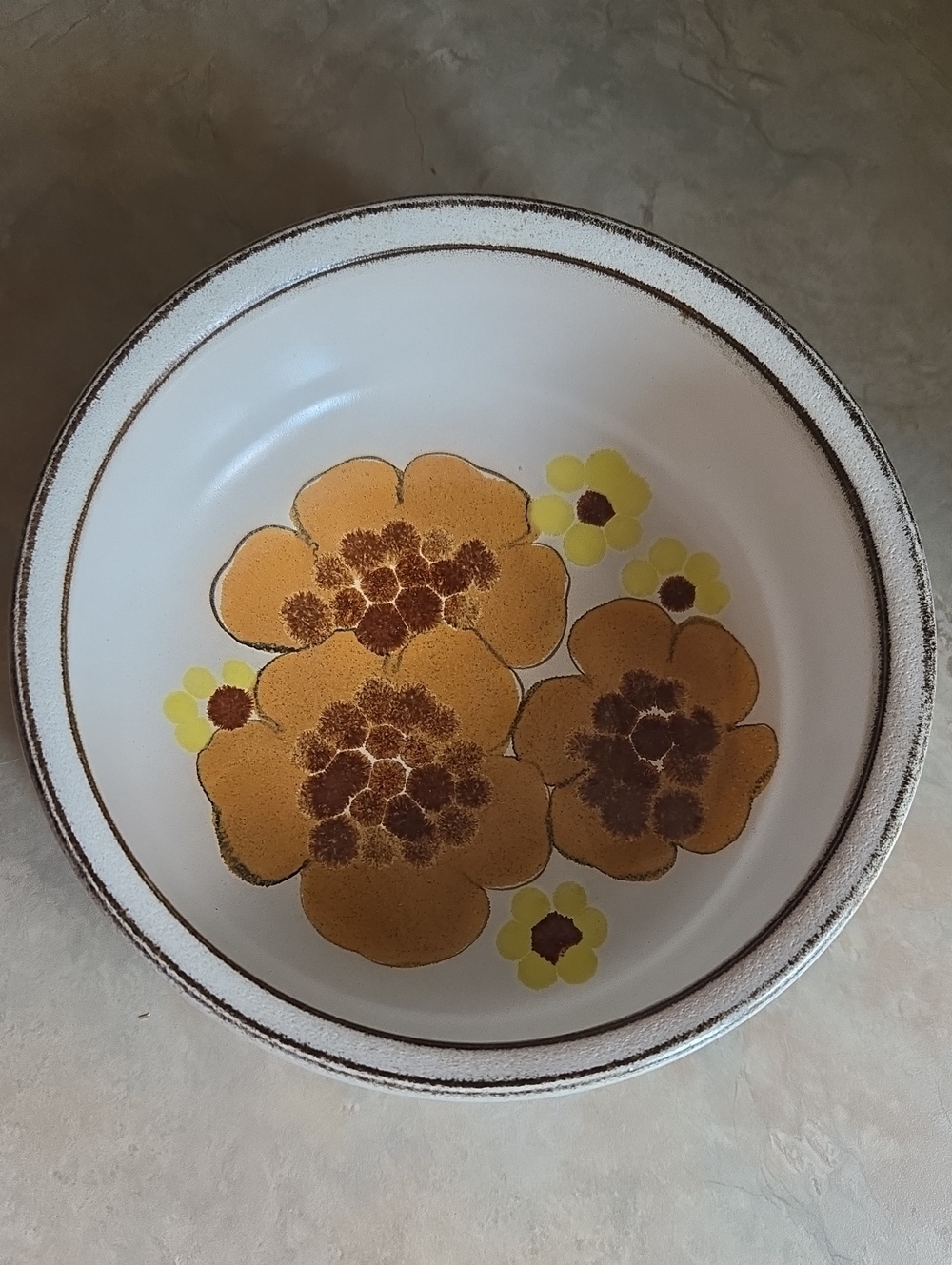🍲 Vintage 1970s Denby Minstrel Stoneware Vegetable Serving Bowl made in England